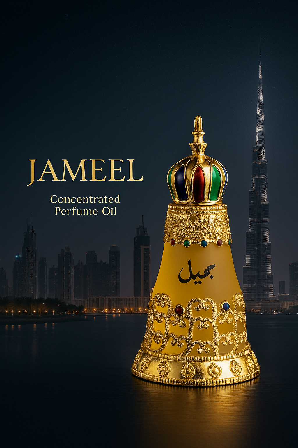 Jameel Arabian Perfume Oil by Khadlaj 25ml, Alcohol Free | Premium Perfume Oil, Long Lasting Aroma, Attar Oil