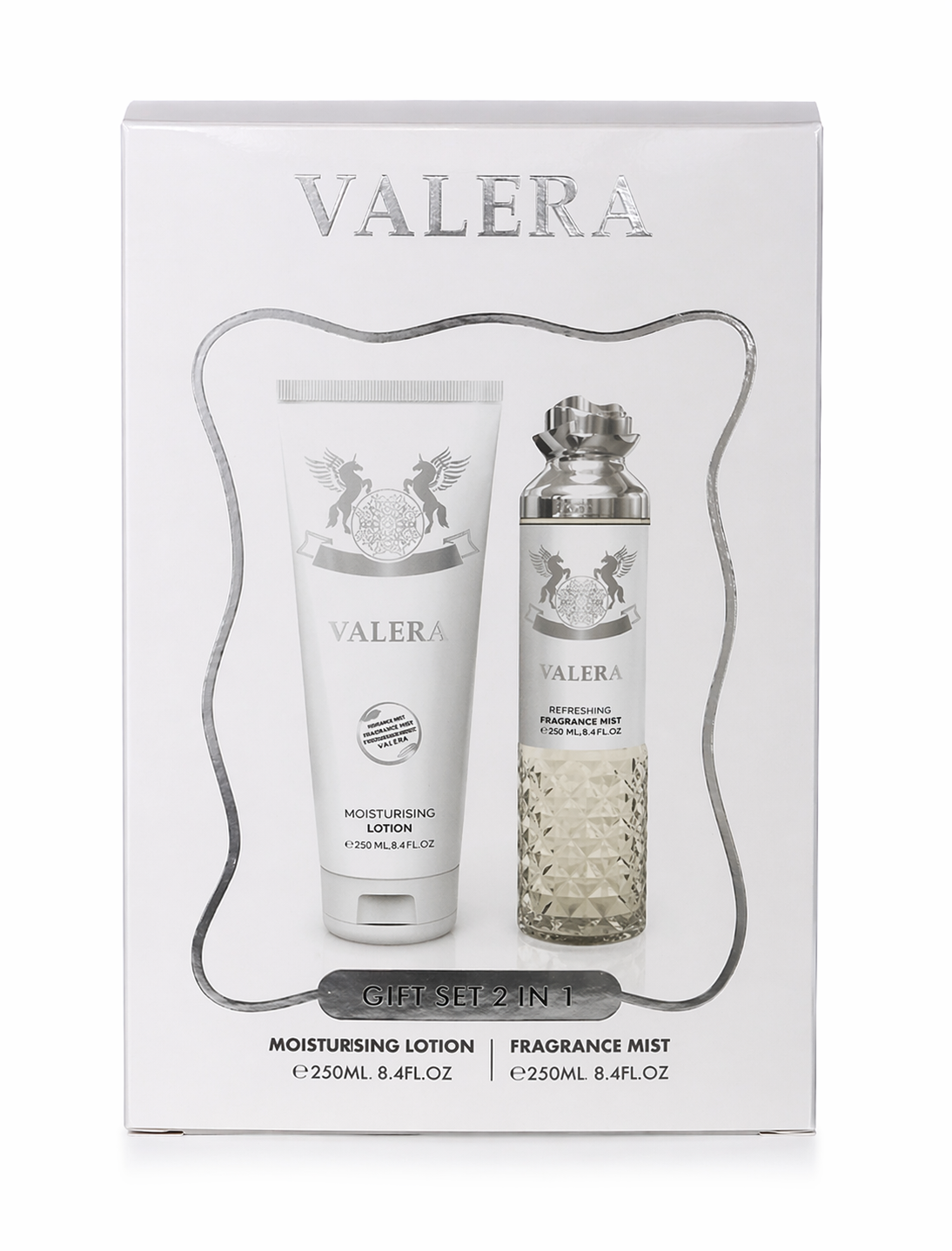 Valera Gift Set 2 in 1, Moisturising Lotion and Fragrance Mist, Luxury Body Care Set, Spa Gift for Women, Birthday Gift