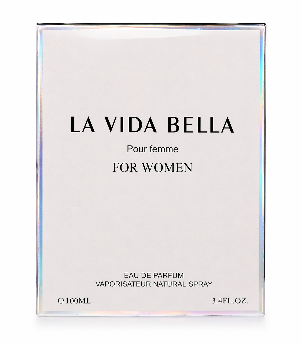 LA VIDA BELLA Eau de Parfum for Women – 100ml (3.4 fl oz) | Elegant Long-Lasting Feminine Fragrance