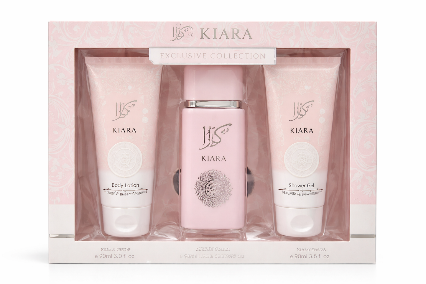 Kiara Fragrance Gift Set, Perfume with Lotion and Shower Gel