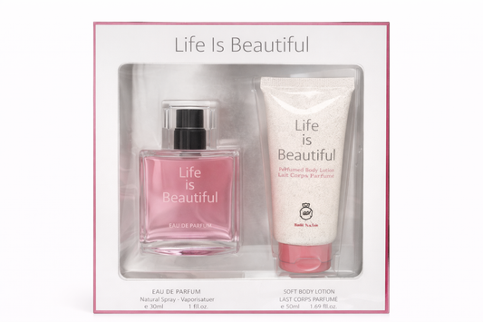 Life Is Beautiful Perfume Gift Set, Women’s Fragrance with Body Lotion