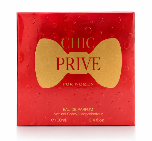 CHIC PRIVE Eau de Parfum for Women – 100ml (3.4 fl oz) | Bold & Glamorous Feminine Fragrance