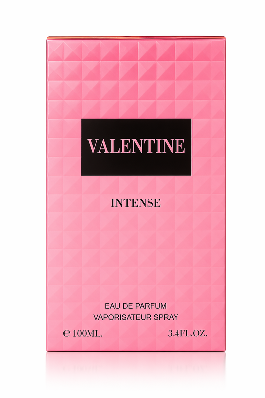 VALENTINE Intense Eau de Parfum for Women – 100ml (3.4 fl oz) | Bold & Romantic Long-Lasting Fragrance