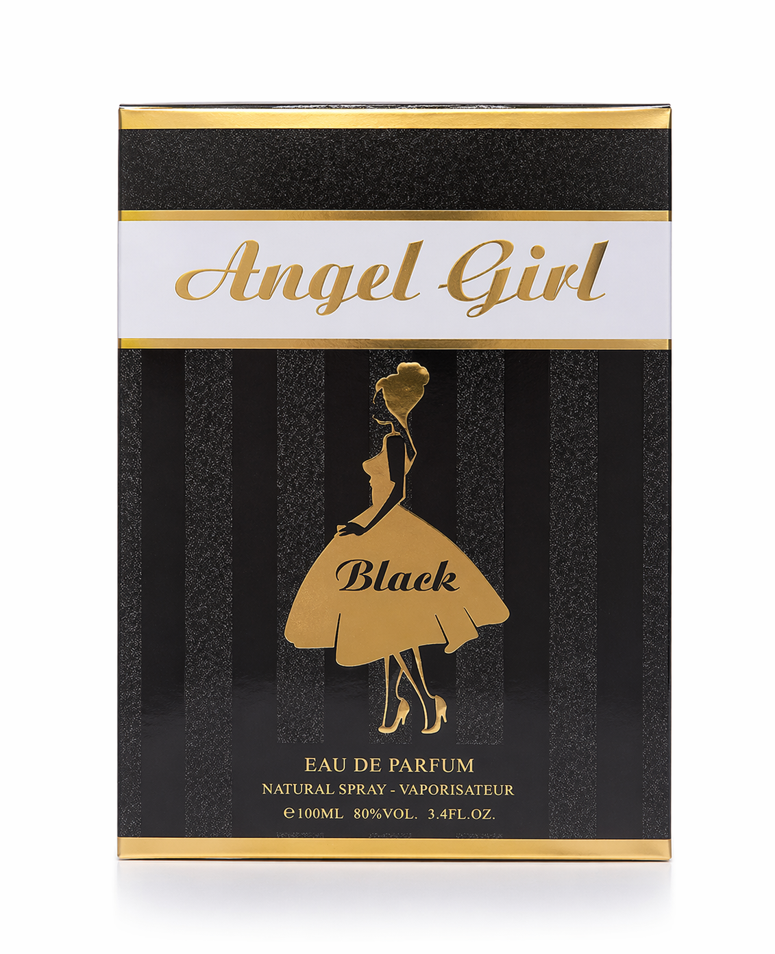 Angel Girl Black Eau de Parfum for Women – 100ml (3.4 fl oz) | Elegant & Long-Lasting Feminine Fragrance