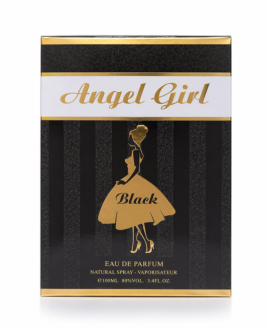 Angel Girl Black Eau de Parfum for Women – 100ml (3.4 fl oz) | Elegant & Long-Lasting Feminine Fragrance