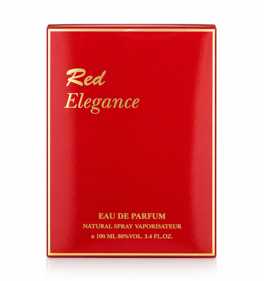 Red Elegance Eau de Parfum for Women – 100ml (3.4 fl oz) | Bold & Sophisticated Feminine Fragrance