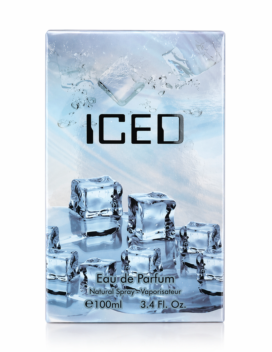 ICED Eau de Parfum for Men – 100ml (3.4 fl oz) | Fresh & Cool Long-Lasting Fragrance