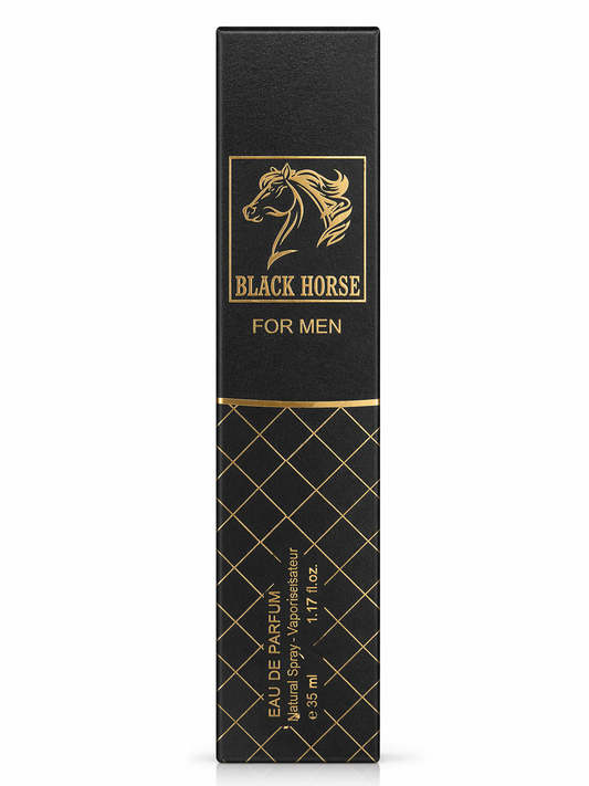 Black Horse Eau de Parfum for Men – 35ml (1.17 fl oz) | Bold & Powerful Masculine Fragrance
