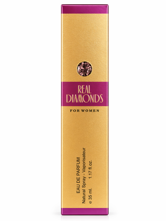 Real Diamonds Eau de Parfum for Women – 35ml (1.17 fl oz) | Elegant & Glamorous Feminine Fragrance