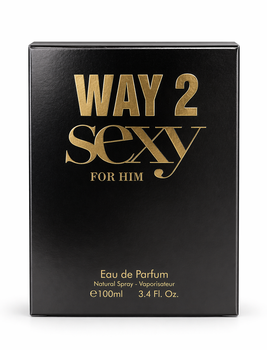 Way 2 Sexy Eau de Parfum for Men – 100ml (3.4 fl oz) | Bold & Seductive Masculine Fragrance