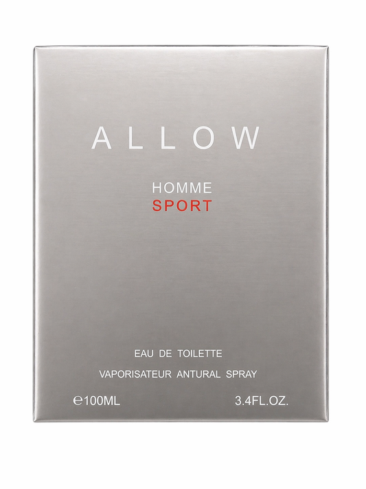 ALLOW Homme Sport Eau de Toilette – 100ml (3.4 fl. oz.)