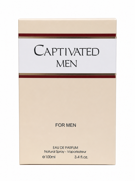 Captivated Men Eau de Parfum – 100ml (3.4 fl. oz.)