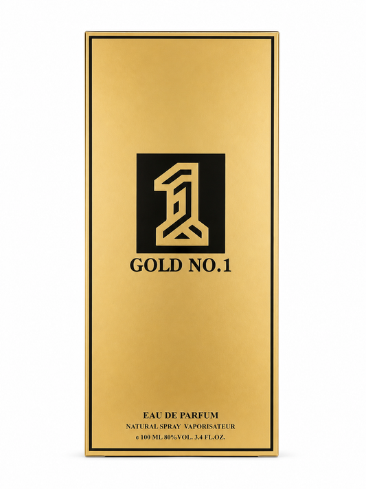 GOLD NO.1 Eau de Parfum for Men – Long-Lasting Luxury Fragrance, 100ml / 3.4 oz