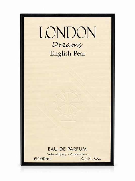 London Dreams English Pear Eau de Parfum 100ml – Fresh Fruity Floral Perfume for Women