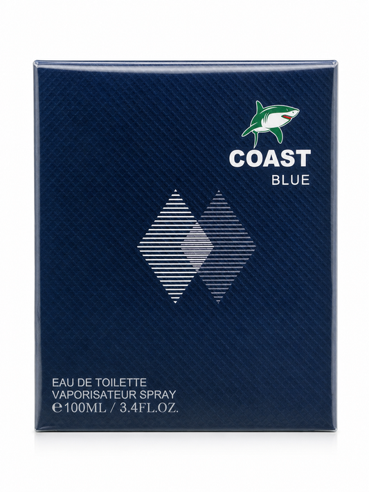 Coast Blue Eau de Toilette 100ml – Fresh Aquatic Citrus Perfume for Men